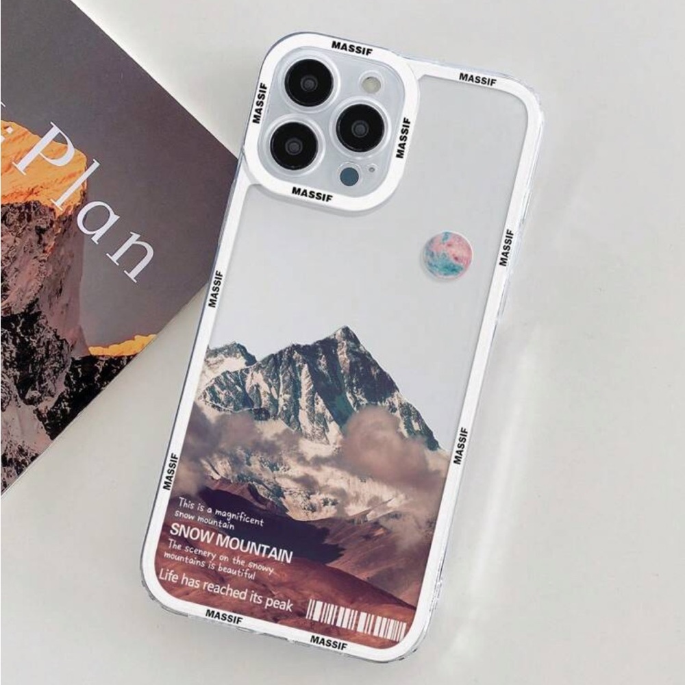 ⚠️Clearance iPhone 15/Pro/Pro Max Trendy Mountain Phone Case🏔️ - Picture 3 of 4